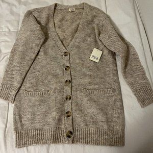 [NEW] ANA long oatmeal cardigan Small
